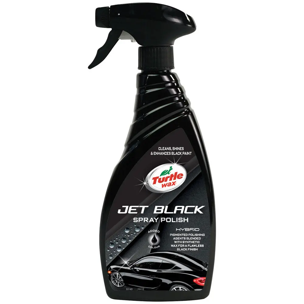 Turtle Jet Black Spray Polish Hybrid 500Ml 1