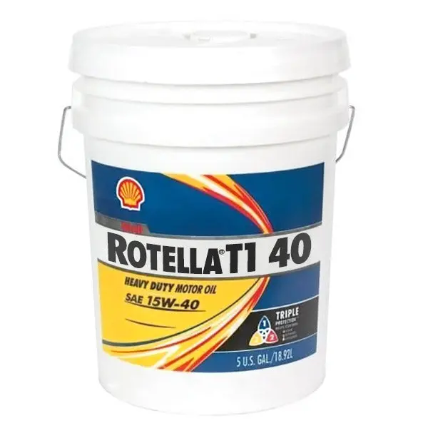 Shell Rotella T1 40 (Cf/Cf-2) Heavy Duty Diesel Engine Oil - 5 Gallon Pail 1