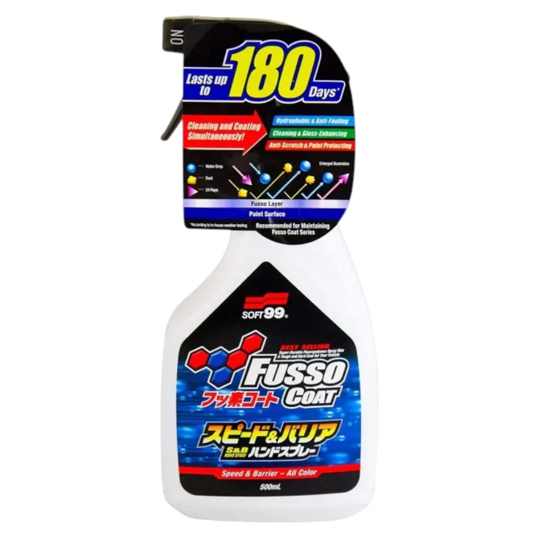 Soft99 Fusso Coat Speed & Barrier Quick Detailer, 500 Ml 1
