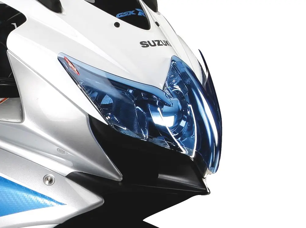 Suzuki Gsx-R600  08-2010 Electric Blue Headlight Protectors By Powerbronze Rrp £40 Mbb 1