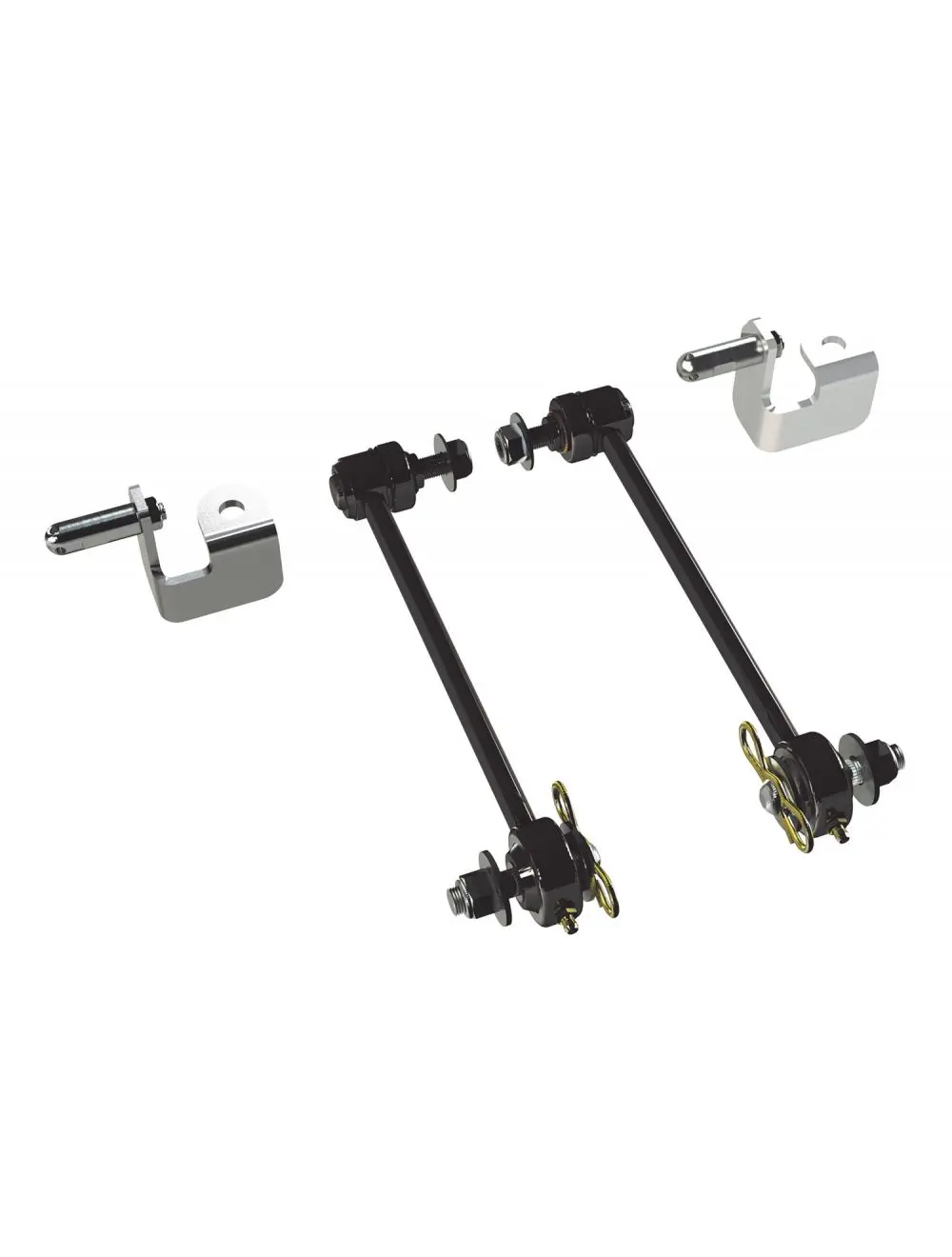 Jk: 8.5" Front Sway Bar Quick Disconnect Kit (0-2.5" Lift) 1753010 1