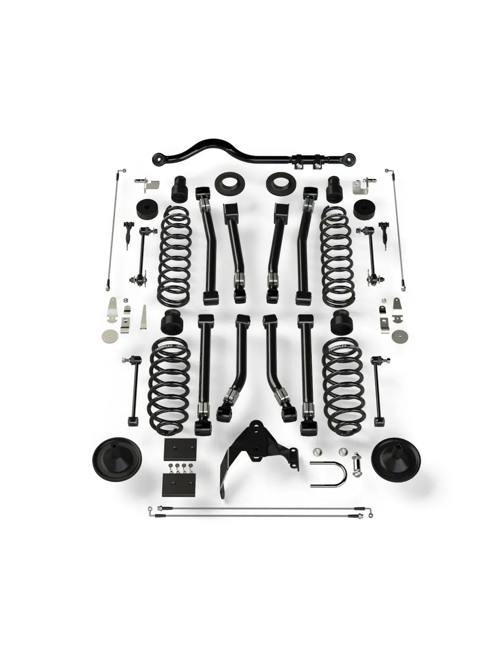 Jk 2Dr: 4" Suspension System W/ 8 Alpine Short Control Arms – No Shocks 1156403 1