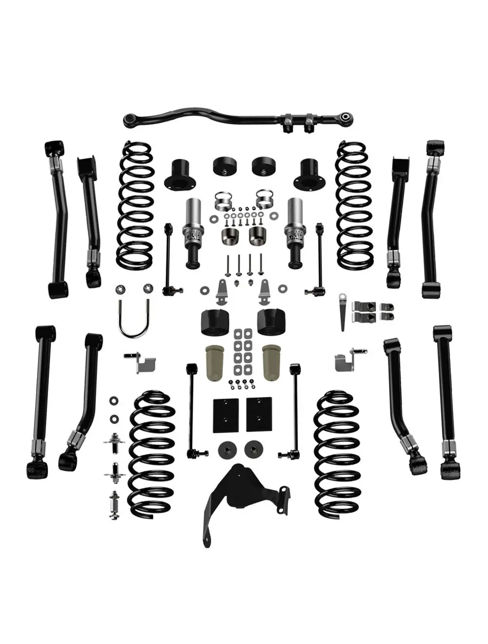 Jk 2Dr: 3" Alpine Ct3 Outback Overland Short Arm Suspension System – No Shocks 1167202 1