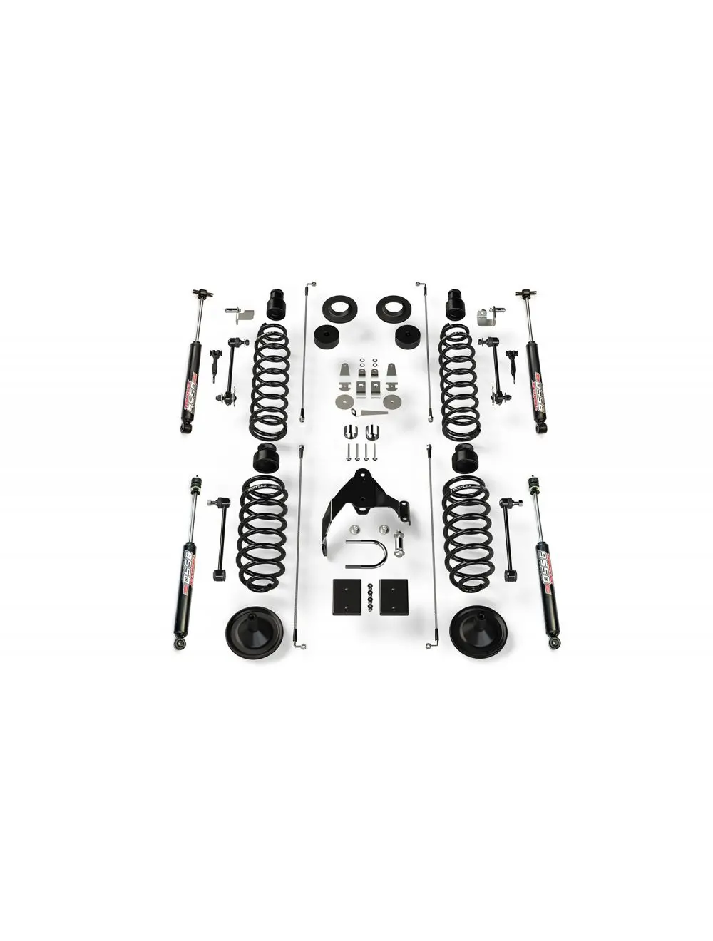 Jk 2Dr: 4" Coil Spring Base Lift Kit & 9550 Vss Twin-Tube 1251421 1