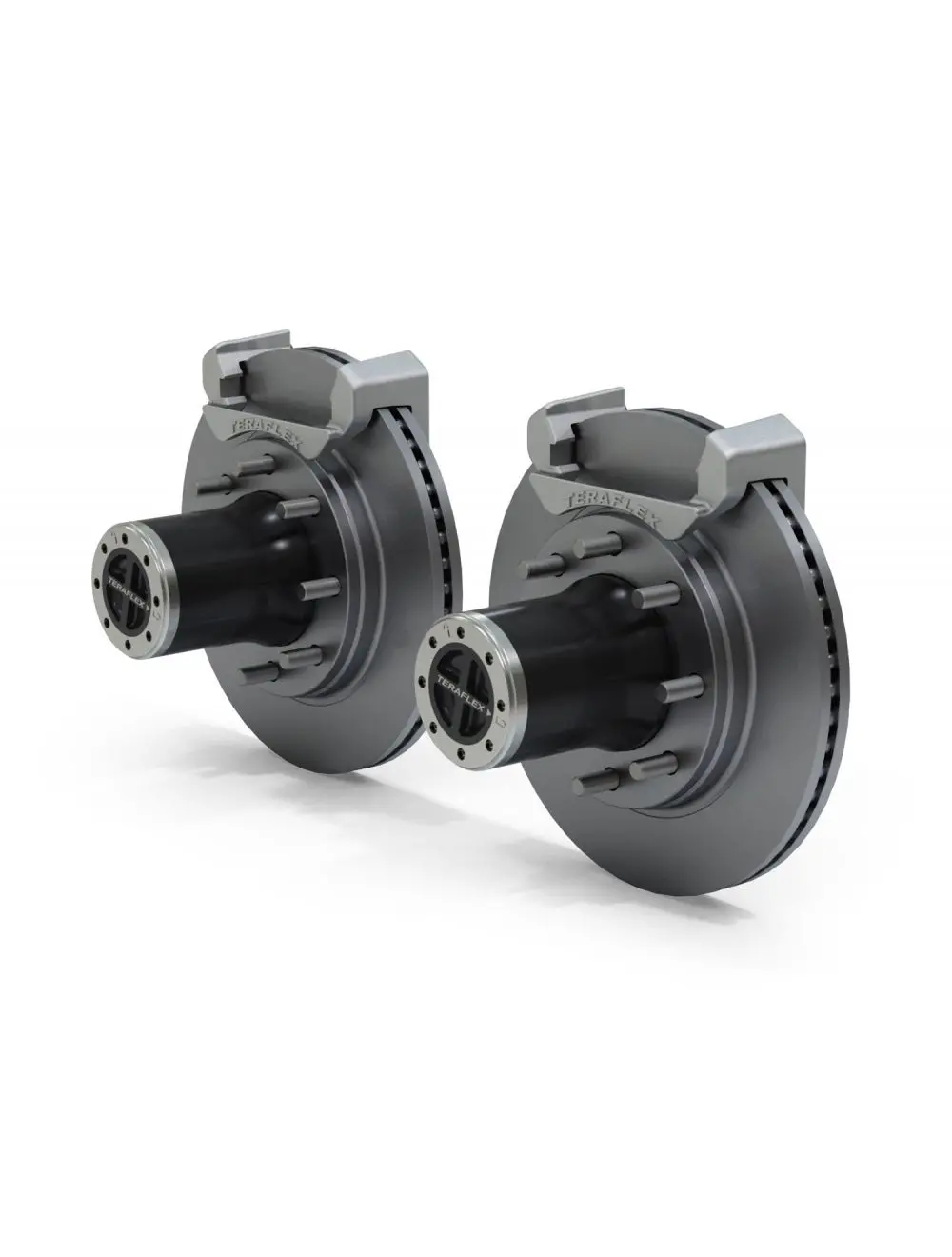Jk: Dana 30/44 Front Axle 8-Lug Locking Hub Conversion Kit W/ Vented Big Rotors 3034411 1