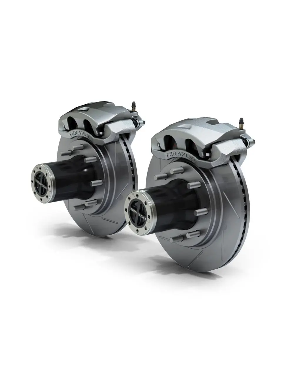Jk: Dana 30/44 Front Axle 8-Lug Locking Hub Conversion Kit W/ Slotted Big Brakes 3034413 1