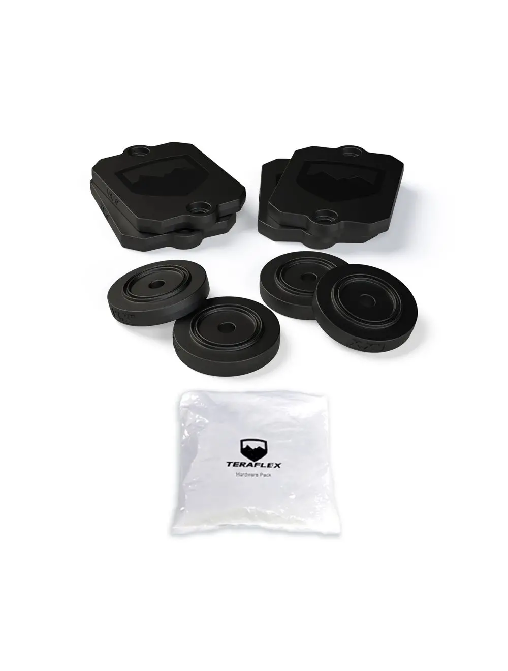 Jl: 0.5" Bump Stop Strike Pad Shim Kit – Front & Rear 1959300 1