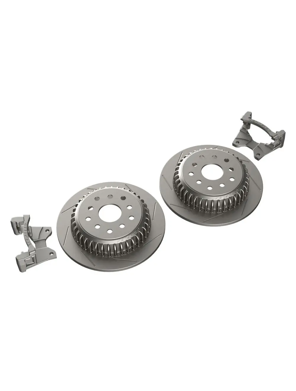 Jk: Rear Performance Big Rotor Kit W/ Slotted Rotors – 5X5" & 5X5.5" 4304460 1