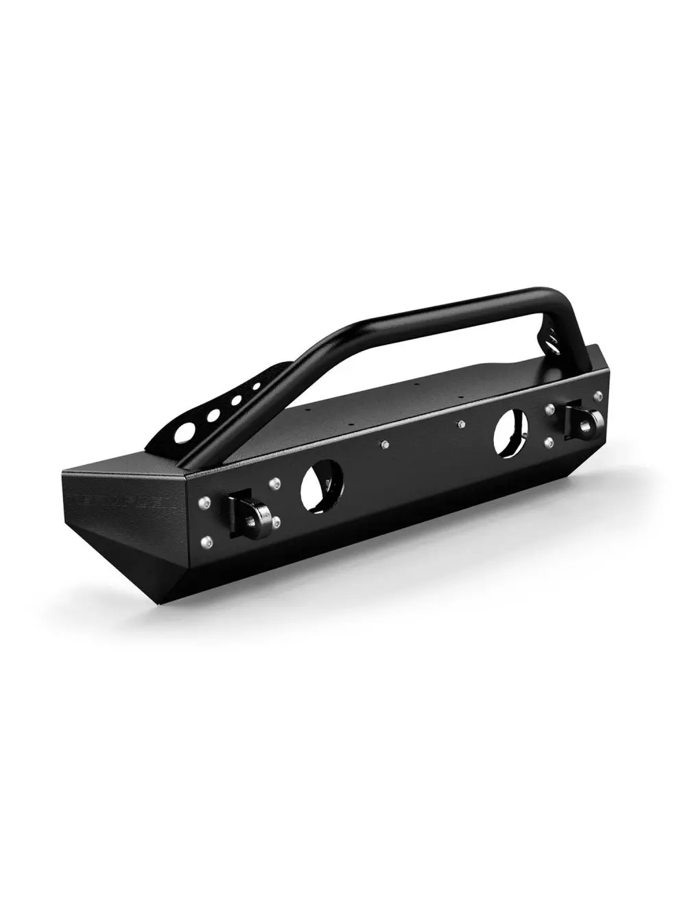 Jk: Rockguard Explorer Front Bumper W/ Hoop – Offset Drum Winch 4653170 1