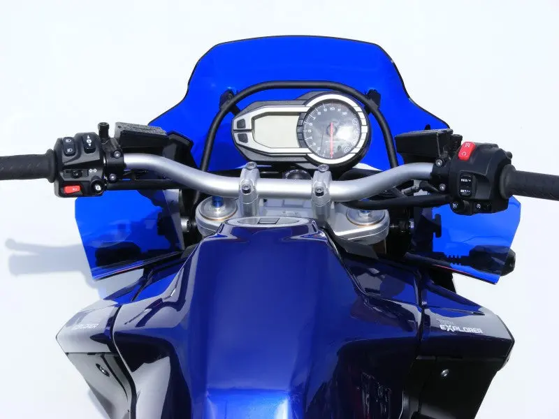 Triumph Tiger 1200 Explorer 12-2015 & Xc 13-2015 Dark Tint Wind Deflectors By Powerbronze 1