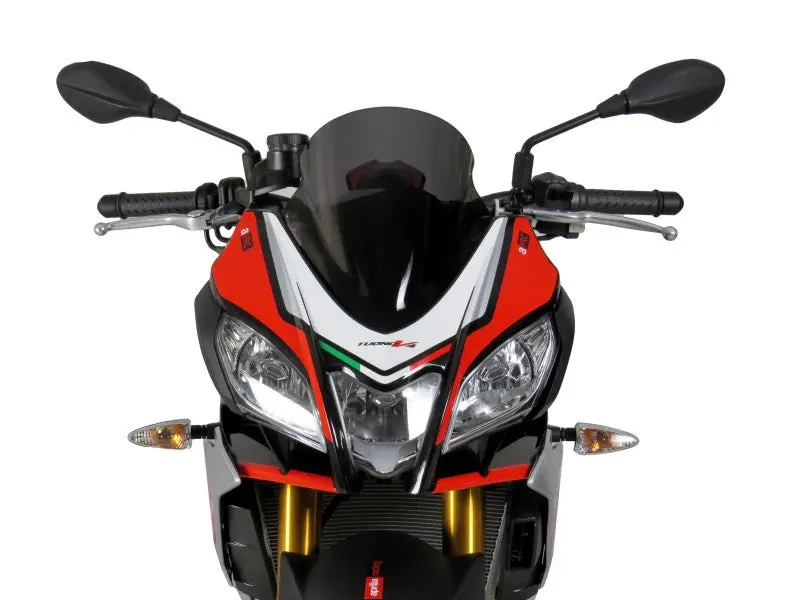 Aprilia Tuono V4  15-20 Airflow Light Tint Double Bubble Screen Powerbronze 1
