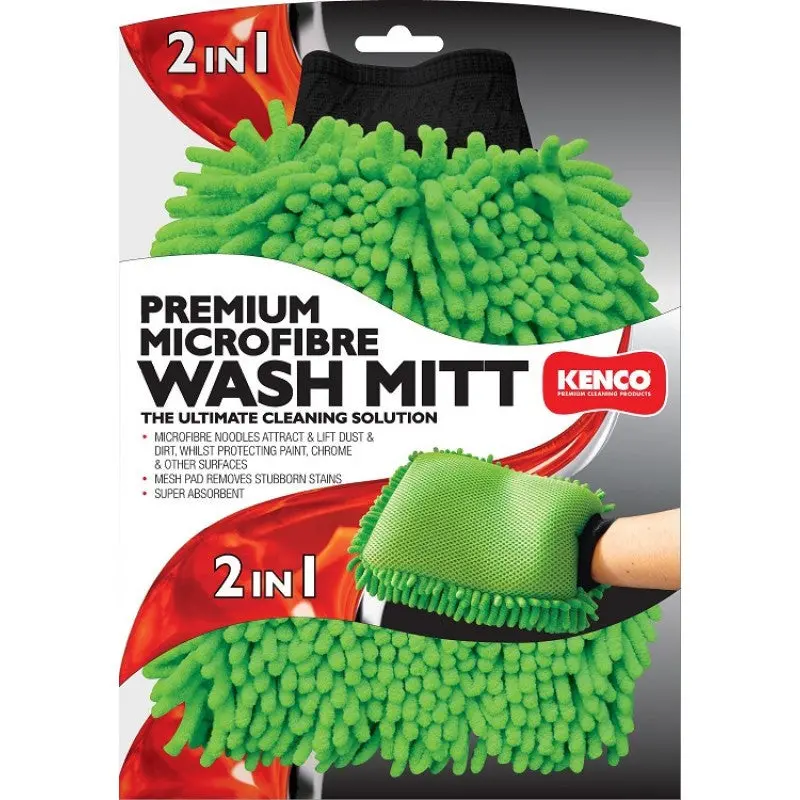 Kenco Microfiber Wash Mitt 2 In 1 1