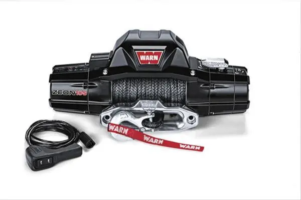 Warn Zeon 10-S 10000Lb Recovery Winch With Spydura Synthetic Rope - 89611 1