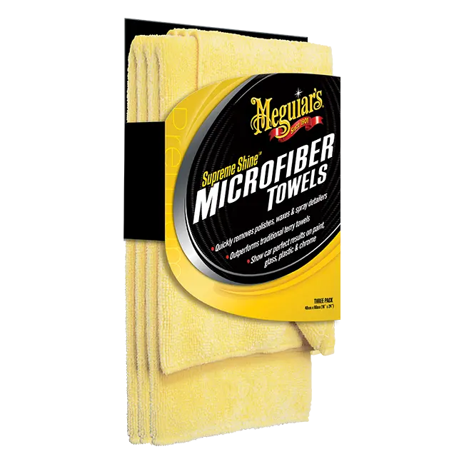 Meguiar's Supreme Shine Microfiber Towel - (3 Pcs Pack) 1