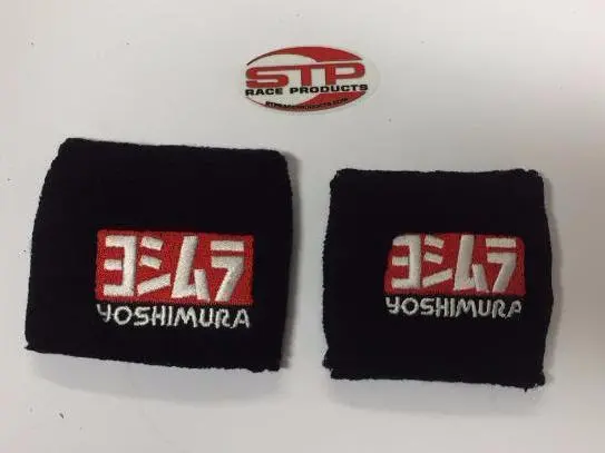 Motorcycle Front & Rear Black Brake Master Cylinder Shrouds, Socks. 2