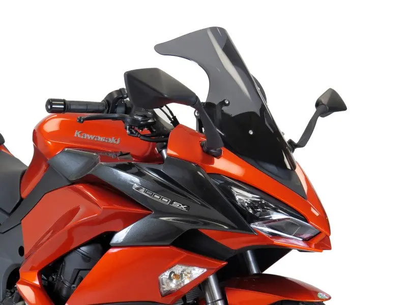 Kawasaki Z1000sx  17-2019  Airflow Dark Tint Double Bubble Screen By Powerbronze. 1