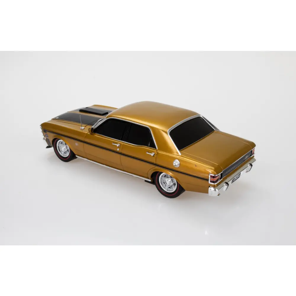 Ford Falcon Xw Gtho Spectra Rides Gold Plastic Light Up Diecast Model Car 1:24 Scale (Approx. 18–20Cm) Collectible 2