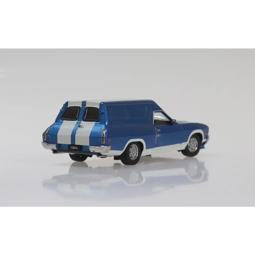 Ford Falcon Xc Panel Van Dark Blue With White Stripes Diecast Model Car 1:32 Scale (Approx. 14–15Cm) Collectible 2