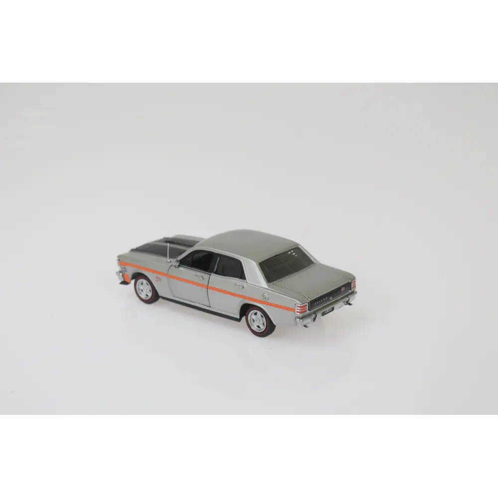 Ford Falcon Xw Gtho Silver Fox With Orange Stripes Diecast Model Car 1:32 Scale (Approx. 14–15Cm) Collectible 2